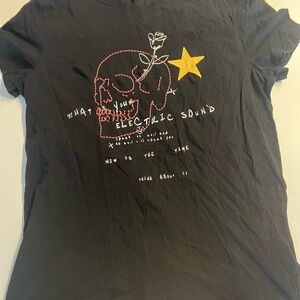 John Varvatos Black Graphic Tee